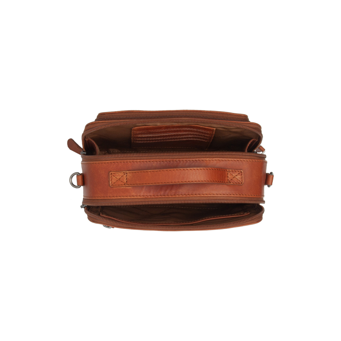 Geanta mica de dama din piele naturala, The Chesterfield Brand, Rovon, Maro coniac [5]