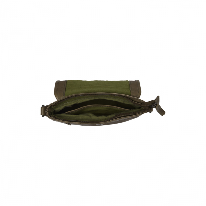 Geanta mica de dama, din piele naturala vintage, The Chesterfield Brand, Irma, Verde olive [2]