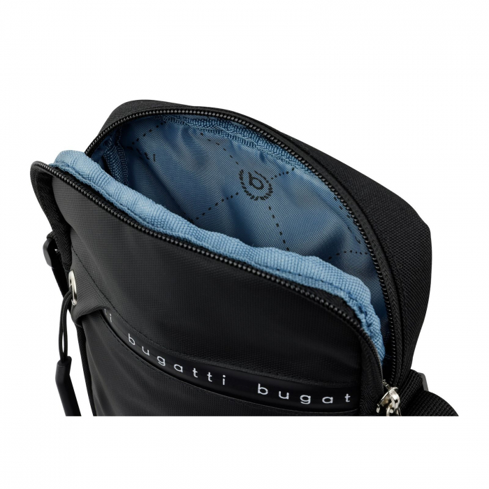 Geanta mica de umar crossbody, bugatti, seria Blanc Delight, Negru [4]