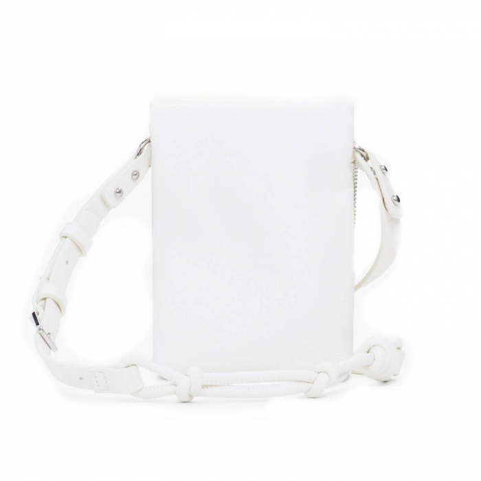 Geanta mica pentru telefon, Desigual, seria Half Logo, Alb [7]