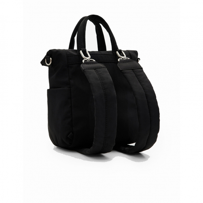 Geanta mica tip rucsac, de dama, Desigual, seria Basic Modular Voyager, Negru [4]