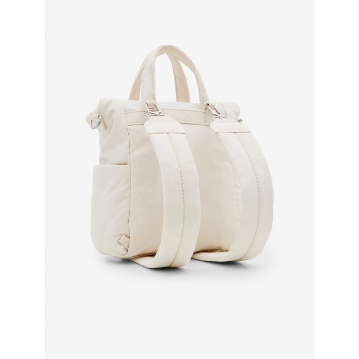 Geanta mica tip rucsac, de dama, Desigual, seria Basic Modular Voyager, Alb [5]