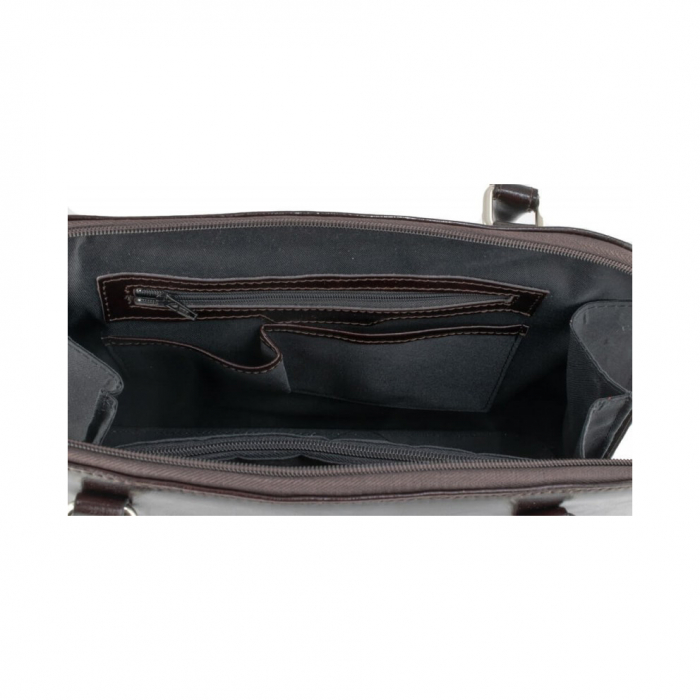 Geanta de dama, din piele naturala, model 150, Bordo [4]