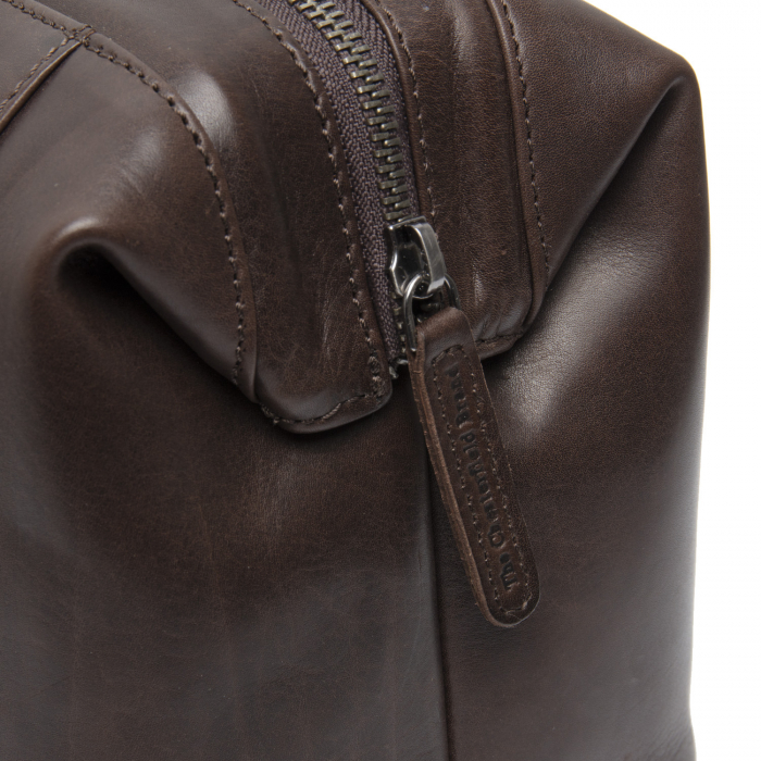 Geanta pentru cosmetice The Chesterfield Brand, din piele naturala, Biassa, Maro coniac [15]