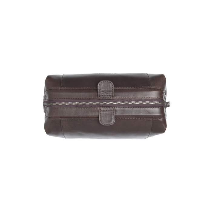 Geanta pentru cosmetice The Chesterfield Brand, din piele naturala, Biassa, Maro coniac [17]