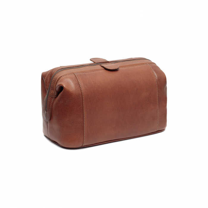 Geanta pentru cosmetice The Chesterfield Brand, din piele naturala, Biassa, Maro coniac [2]
