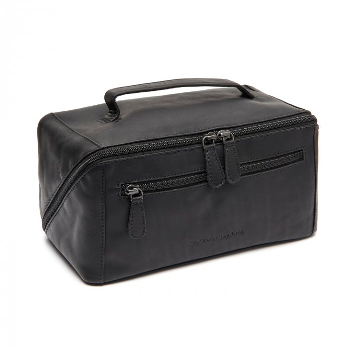 Geanta pentru cosmetice The Chesterfield Brand, din piele naturala, Elmia, Negru [1]