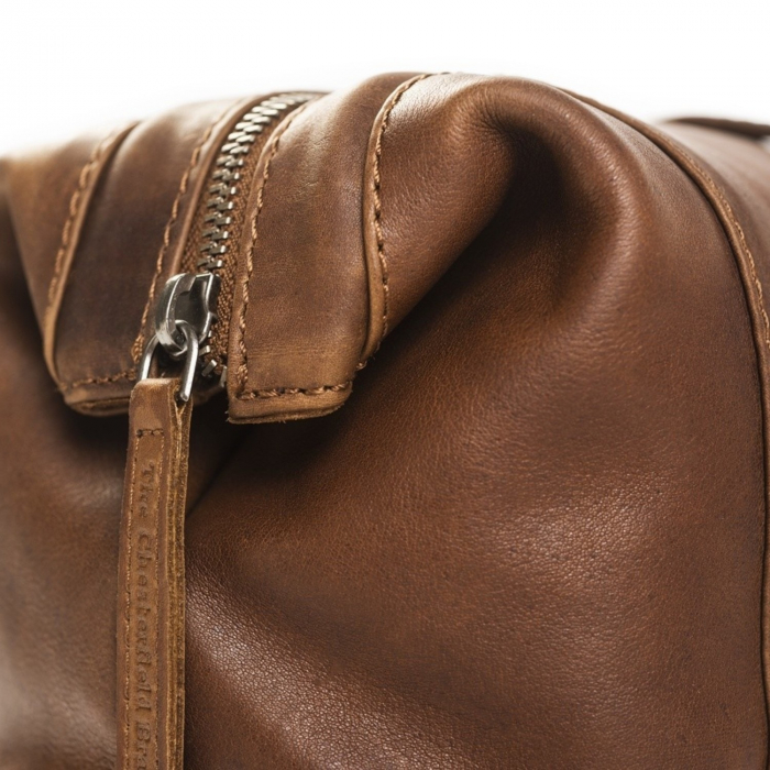 Geanta pentru cosmetice The Chesterfield Brand, din piele naturala, Vince, Maro coniac [6]