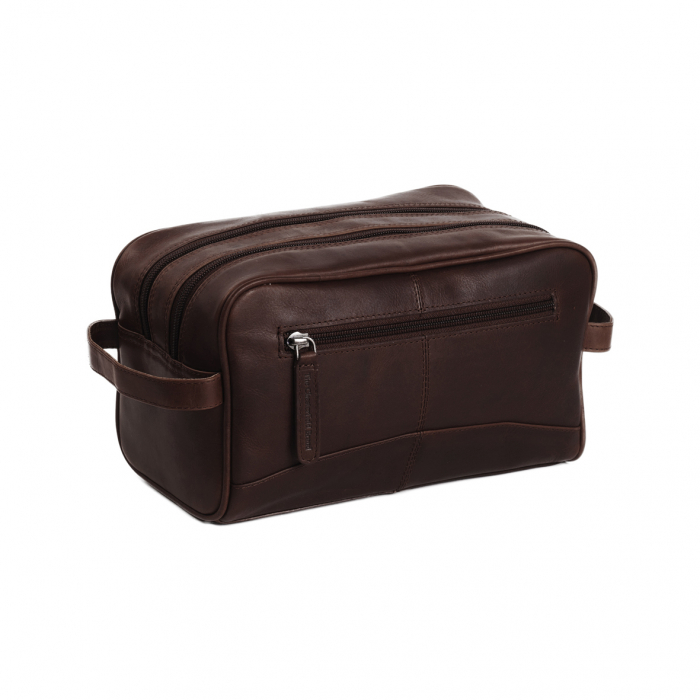 Geanta pentru cosmetice The Chesterfield Brand, din piele naturala, Stacey, Maro inchis [6]