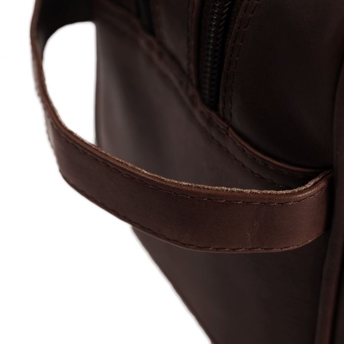 Geanta pentru cosmetice The Chesterfield Brand, din piele naturala, Stacey, Maro inchis [5]