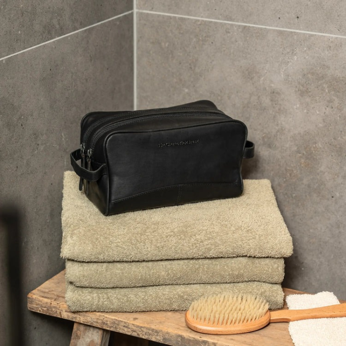 Geanta pentru cosmetice The Chesterfield Brand, din piele naturala, Stacey, Negru [3]