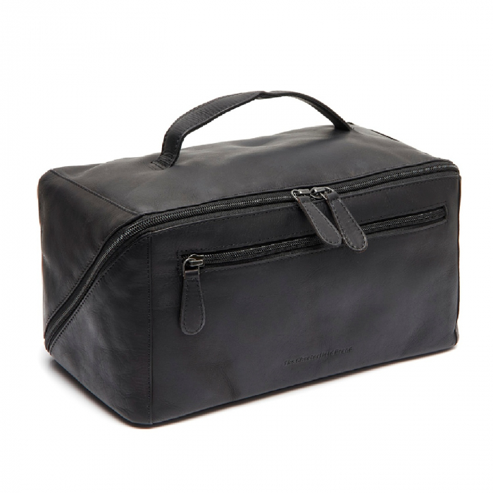 Geanta pentru cosmetice The Chesterfield Brand, din piele naturala, Trevia, Maro inchis [8]