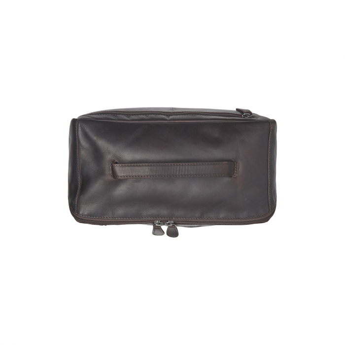 Geanta pentru cosmetice The Chesterfield Brand, din piele naturala, Trevia, Maro inchis [5]