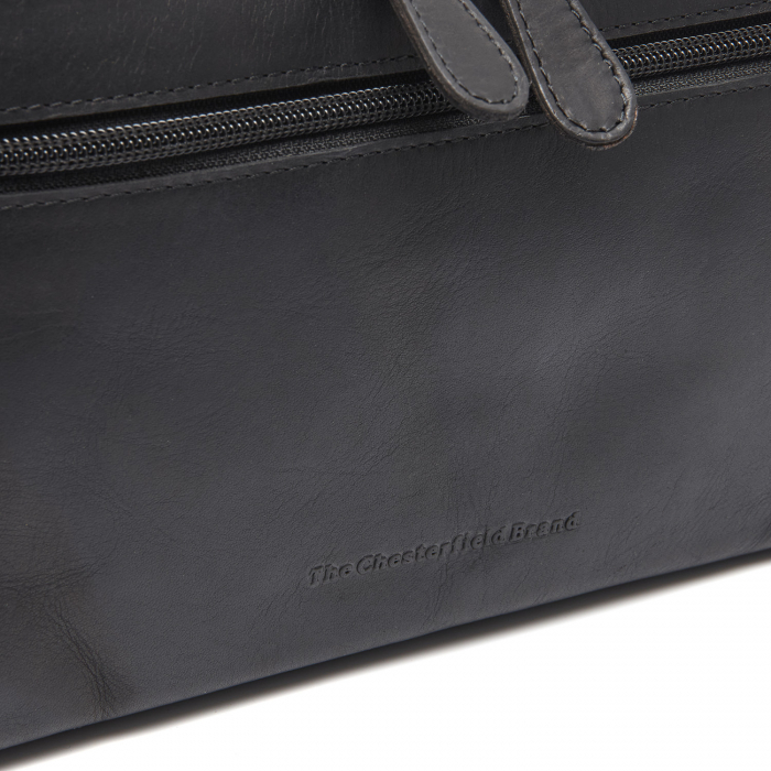 Geanta pentru cosmetice The Chesterfield Brand, din piele naturala, Trevia, Negru [3]