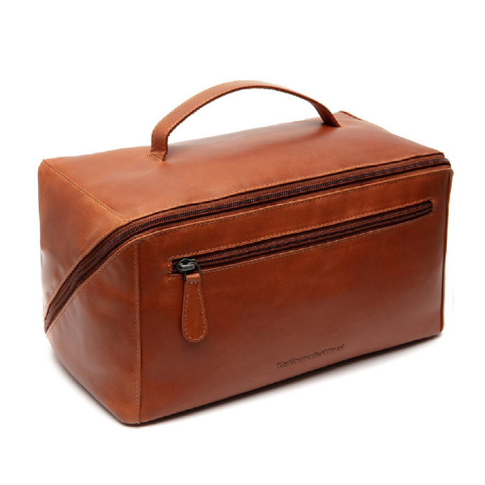 Geanta pentru cosmetice The Chesterfield Brand, din piele naturala, Trevia, Maro inchis [7]
