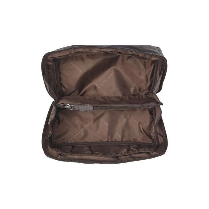 Geanta pentru cosmetice The Chesterfield Brand, din piele naturala, Trevia, Maro inchis [2]