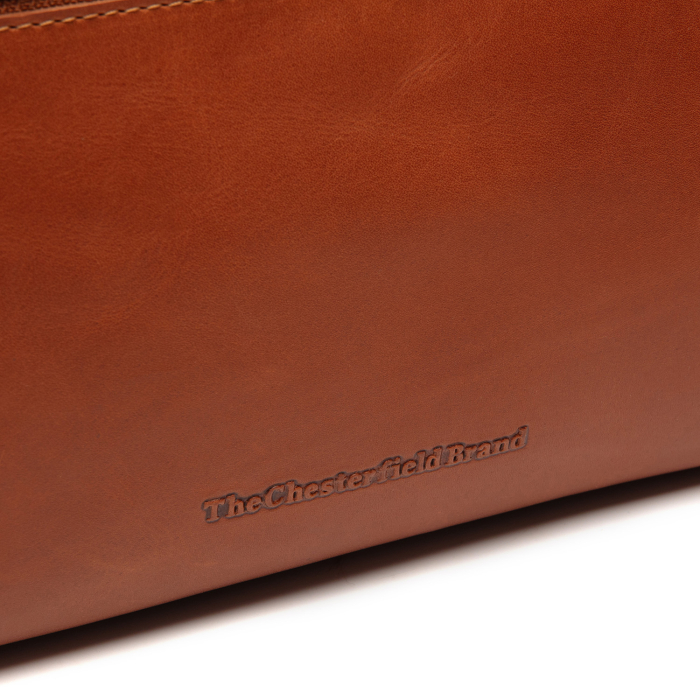 Geanta pentru cosmetice The Chesterfield Brand, din piele naturala, Trevia, Maro coniac [3]