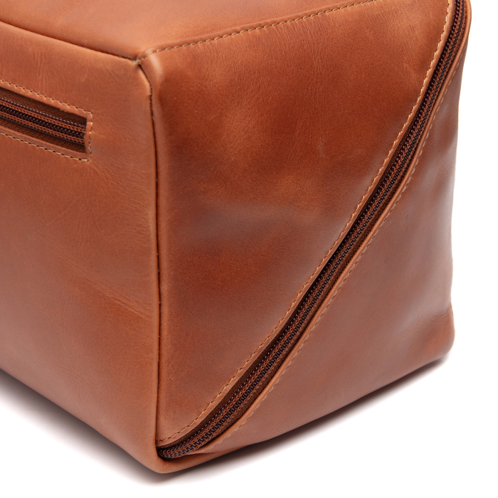 Geanta pentru cosmetice The Chesterfield Brand, din piele naturala, Trevia, Maro coniac [4]