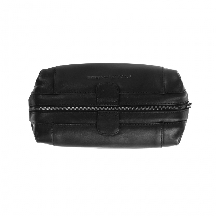 Geanta pentru cosmetice The Chesterfield Brand, din piele naturala, Vince, Negru [3]