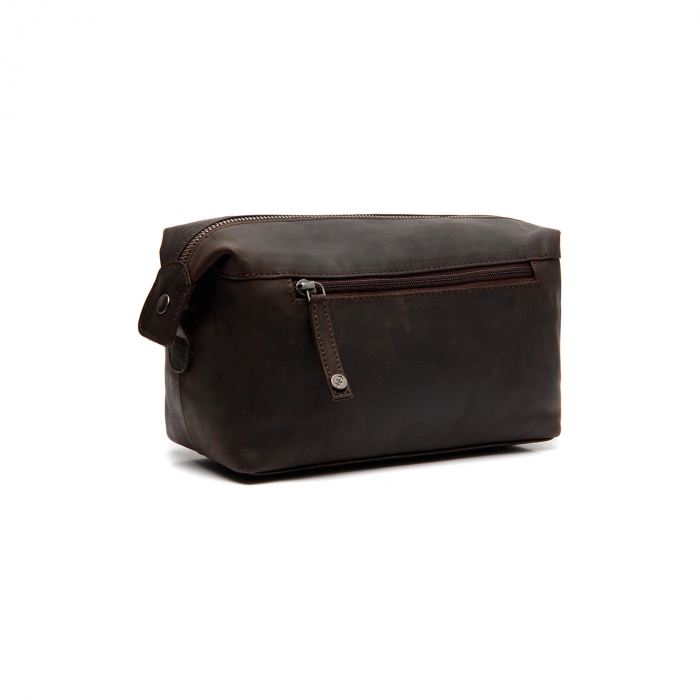 Geanta pentru cosmetice The Chesterfield Brand, din piele naturala, Westport, Maro inchis [6]