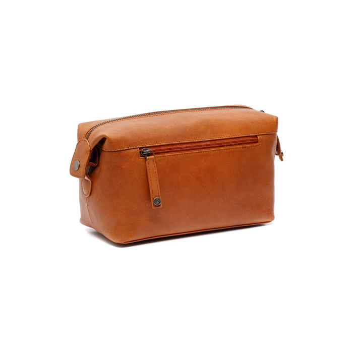 Geanta pentru cosmetice The Chesterfield Brand, din piele naturala, Westport, Maro coniac [6]
