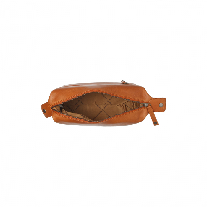 Geanta pentru cosmetice The Chesterfield Brand, din piele naturala, Westport, Maro coniac [5]