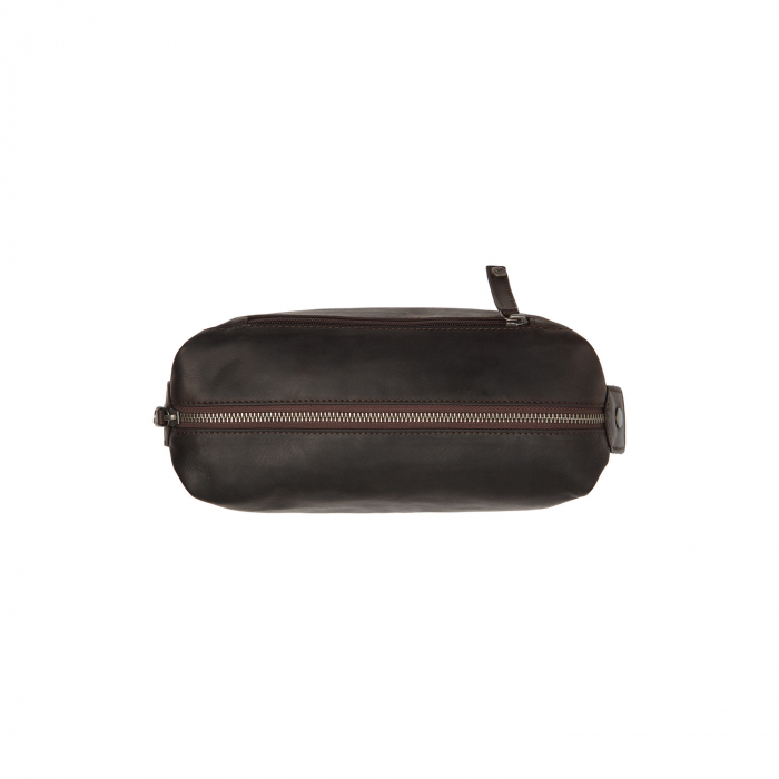 Geanta pentru cosmetice The Chesterfield Brand, din piele naturala, Westport, Maro inchis [4]