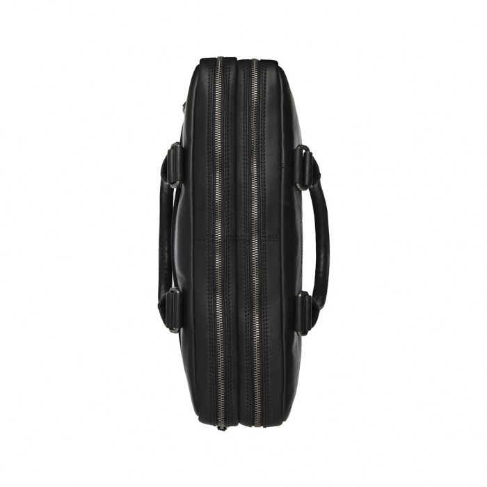 Geanta pentru laptop 15 inch, piele naturala, The Chesterfield Brand, Fabian, Negru [2]
