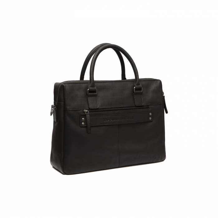 Geanta pentru laptop 15 inch, piele naturala, The Chesterfield Brand, Salvador, Negru [5]