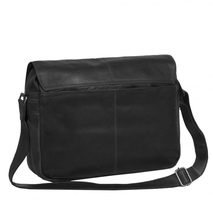 Geanta pentru laptop din piele naturala, The Chesterfield Brand, Richard 15.4 inch, Negru [5]