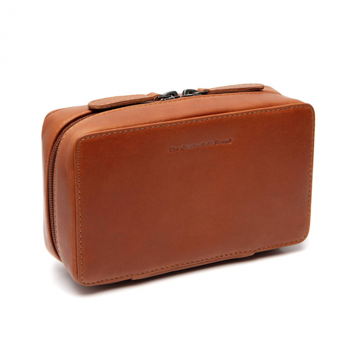 Geanta organizator accesorii electronice, The Chesterfield Brand, din piele naturala, Ardan, Maro coniac [1]