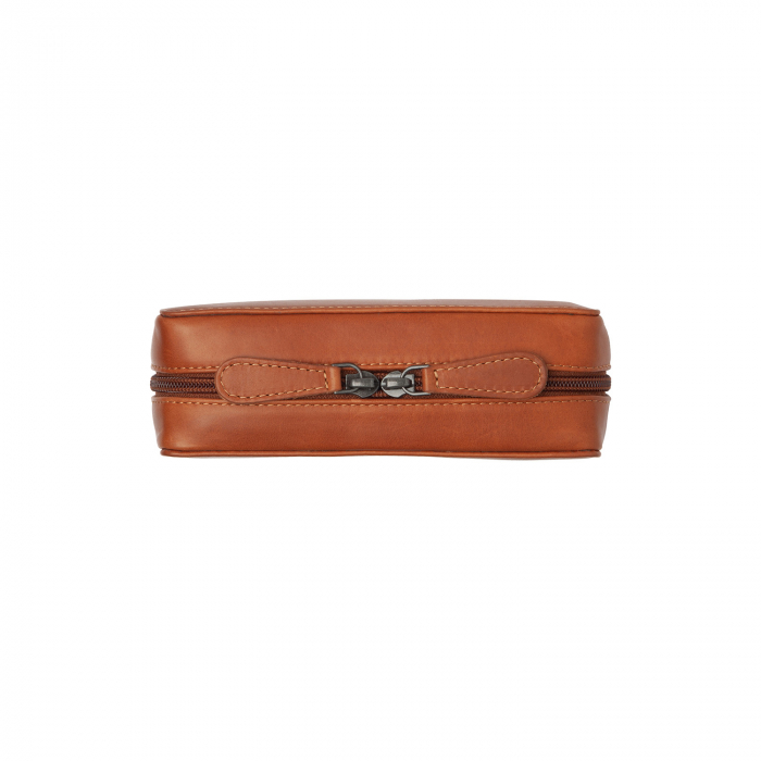 Geanta organizator accesorii electronice, The Chesterfield Brand, din piele naturala, Ardan, Maro coniac [5]