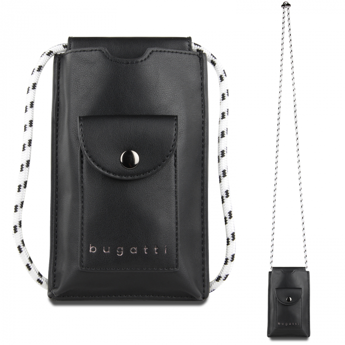 Geanta pentru telefon, bugatti, seria Almata, 496652 Negru [4]