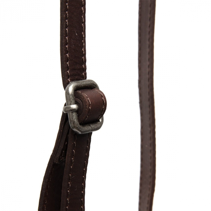 Geanta pentru telefon The Chesterfield Brand, piele naturala, Nebra, Maro inchis [7]