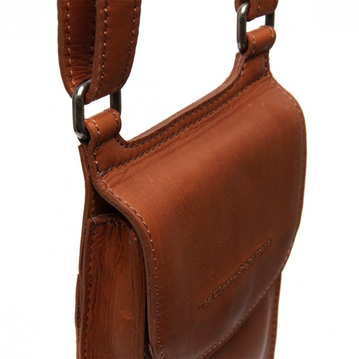 Geanta pentru telefon The Chesterfield Brand, piele naturala, Nebra, Maro coniac [2]