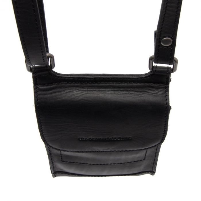 Geanta pentru telefon The Chesterfield Brand, piele naturala, Nebra, Negru [6]