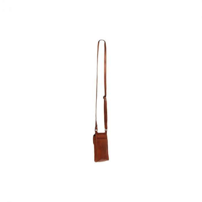 Geanta pentru telefon The Chesterfield Brand, piele naturala, Nebra, Maro coniac [5]