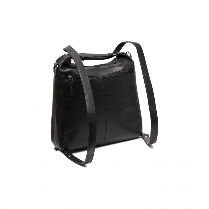 Geanta/rucsac de umar 2 in 1 de dama piele naturala, The Chesterfield Brand, Letizia, Negru [8]