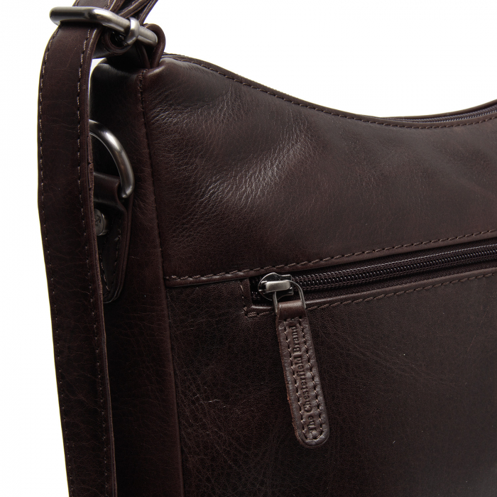 Geanta/rucsac de umar 2 in 1 de dama piele naturala, The Chesterfield Brand, Letizia, Maro inchis [6]