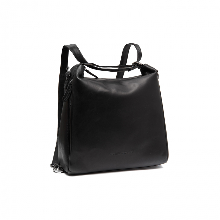 Geanta/rucsac de umar 2 in 1 de dama piele naturala, The Chesterfield Brand, Letizia, Negru [2]