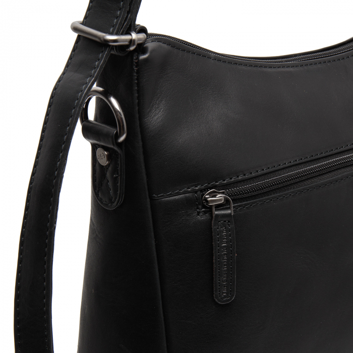 Geanta/rucsac de umar 2 in 1 de dama piele naturala, The Chesterfield Brand, Letizia, Negru [7]