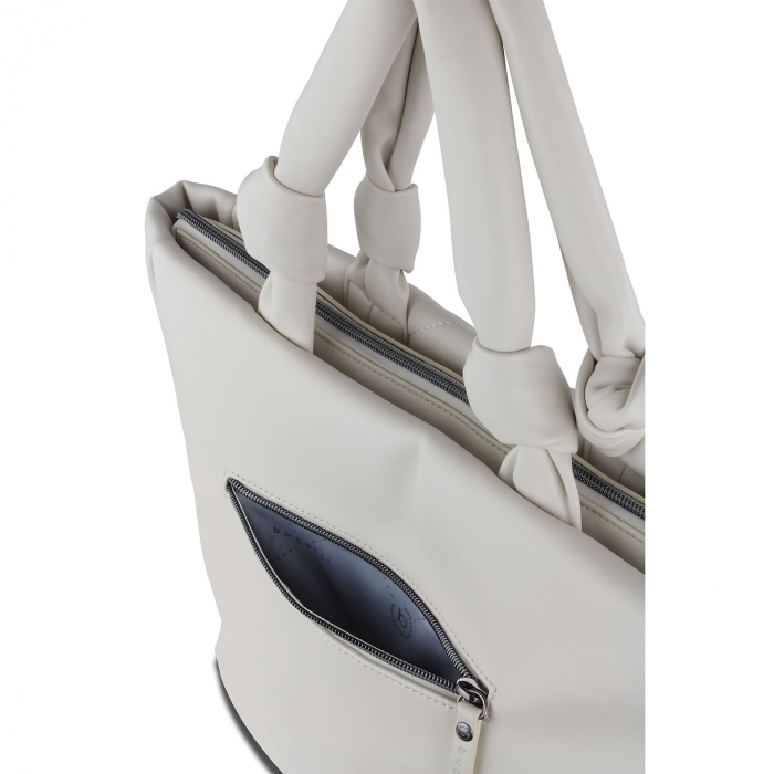 Geanta shopper de dama, bugatti, seria Cara 496152, Crem [8]