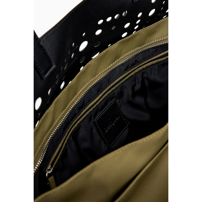 Geanta shopper de dama, Desigual, seria Bloomer Cahuil, Negru [7]