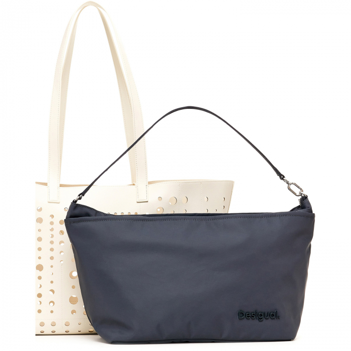 Geanta shopper de dama, Desigual, seria Bloomer Cahuil, Bej [4]
