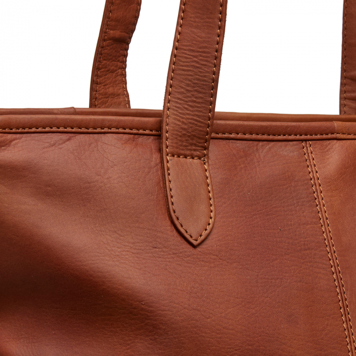 Geanta shopper de dama din piele naturala, The Chesterfield Brand, Monza, Maro coniac [4]