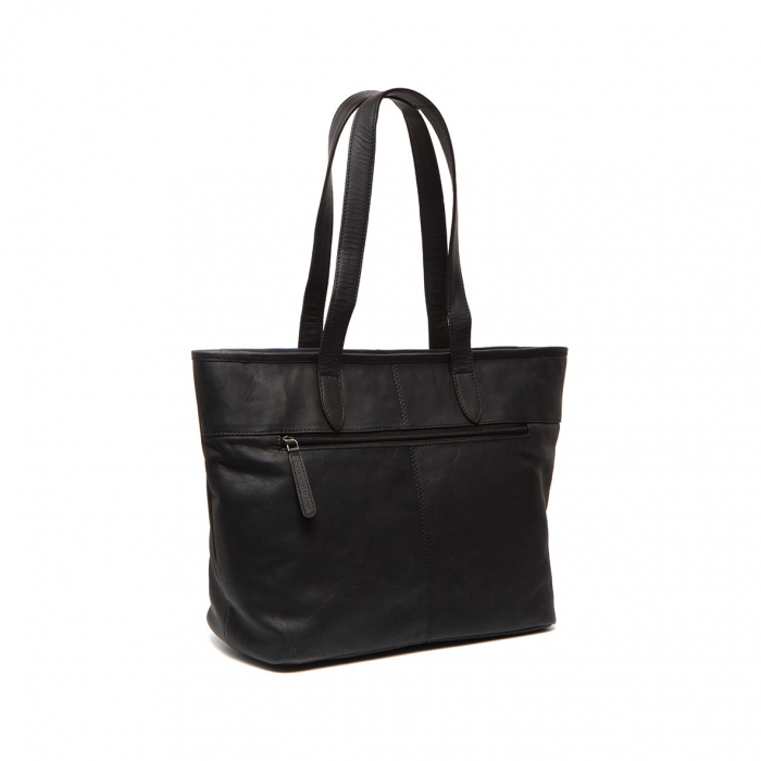 Geanta shopper de dama din piele naturala, The Chesterfield Brand, Monza, Negru [7]