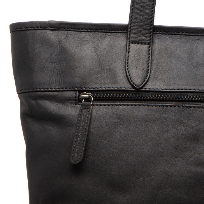 Geanta shopper de dama din piele naturala, The Chesterfield Brand, Monza, Negru [5]