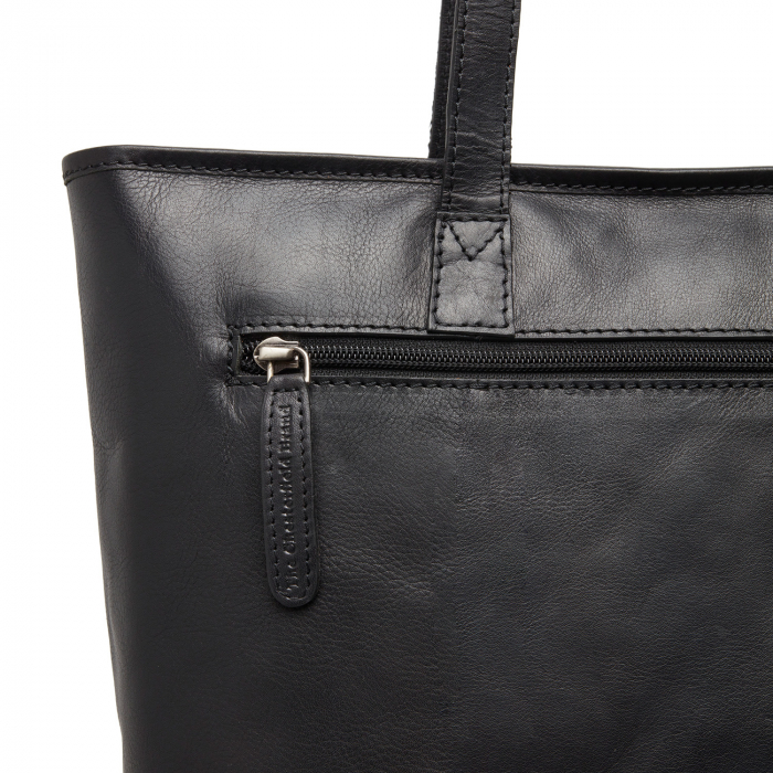 Geanta shopper de dama, The Chesterfield Brand, piele naturala, Pisa, Negru [4]