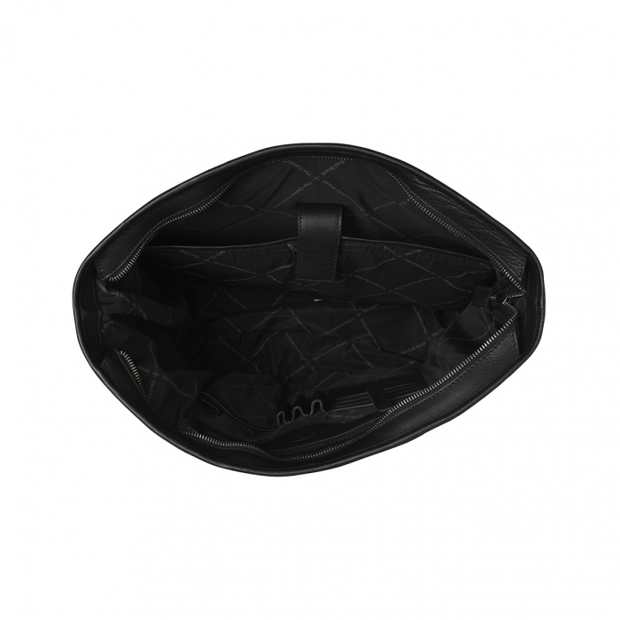 Geanta shopper de dama din piele naturala, The Chesterfield Brand, Salo, Negru [2]