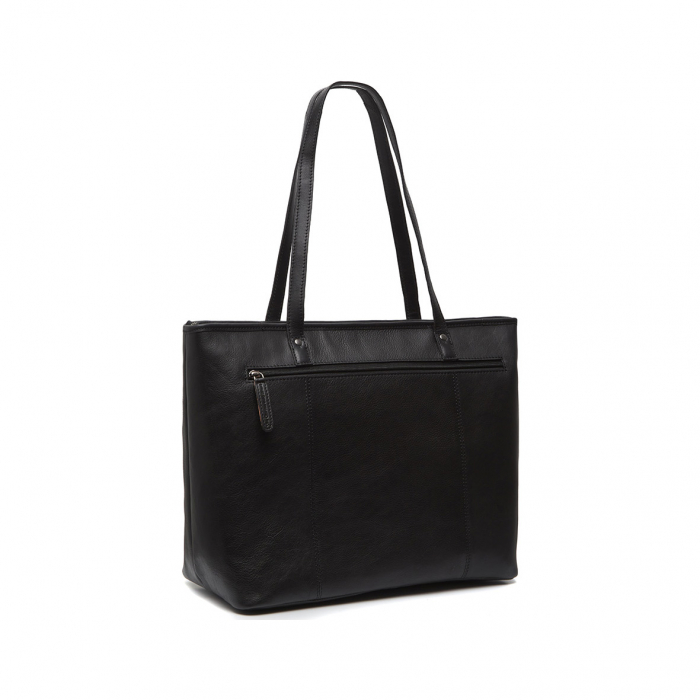 Geanta shopper de dama din piele naturala, The Chesterfield Brand, Salo, Negru [5]